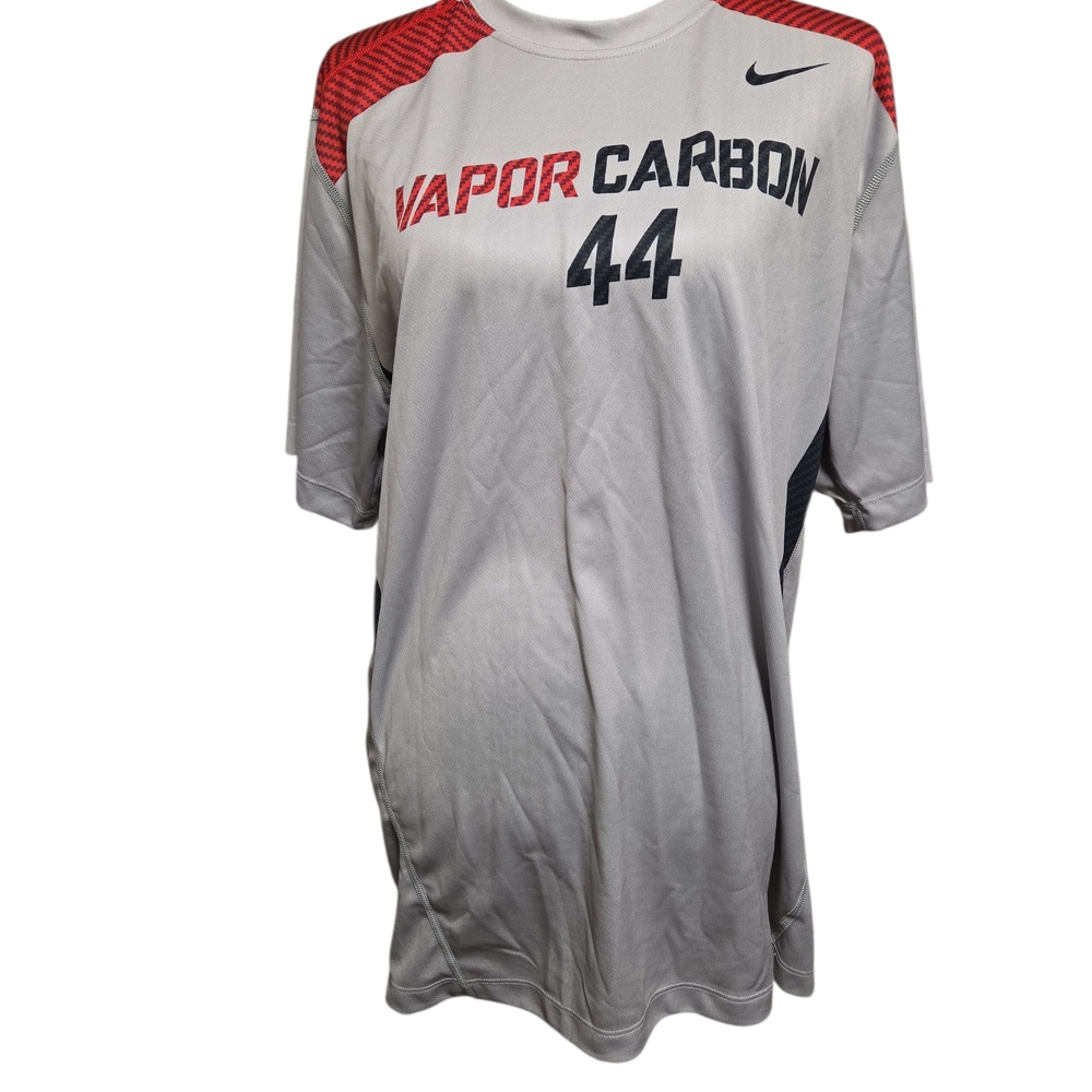 Nike NWOT Vapor Carbon Men's Gray and Red Shirt